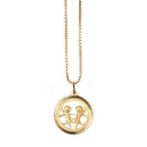 Mercii Zodiac Gold Leo Necklace